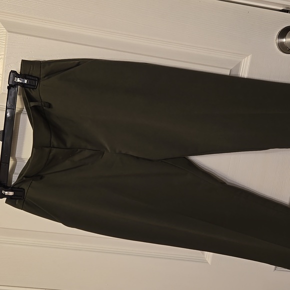 WOMEN'S GREEN DRESS PANTS - Picture 2 of 8